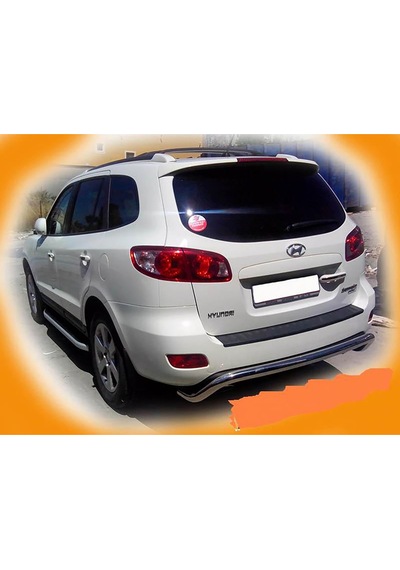 Hyundaı Santa Fe 2006-2012 Arka U Koruma - Ø60 - Guard Incambered B