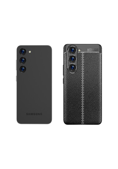 Zore Galaxy S23 Plus Uyumlu Nvth Niss Silikon Kılıf-lacivert