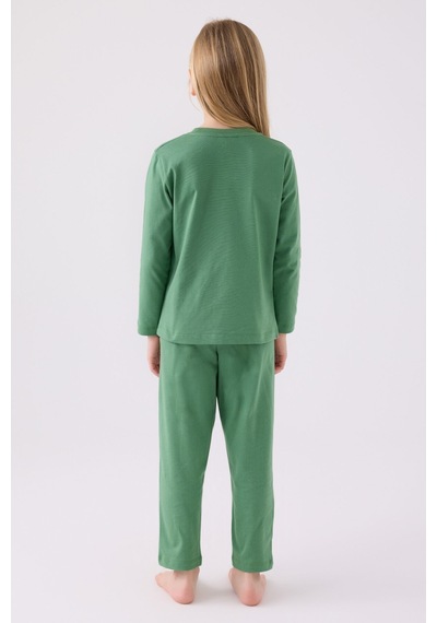 U.s. Polo Assn Kız Çocuk Yeşil Pijama Takımı Us1668-c-v3 Yeşil