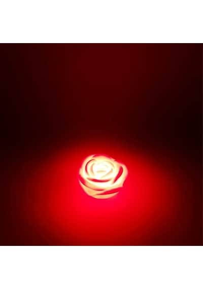 Led Işikli Gül Mum