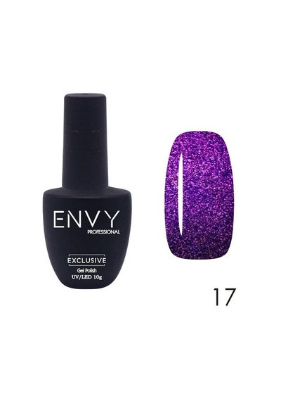 Envy Kalıcı Oje Exclusive Seri Simli Koyu Mor No:017