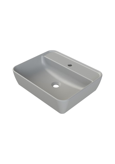 55x45 Cm Lavabo, Modern Tasarım, Batarya Delikli 508 Yeşil