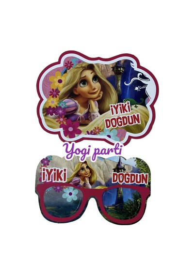 Rapunzel Konuşma Balonu1 Adet 1 Adet Konuşma Gözlüğü Diğer