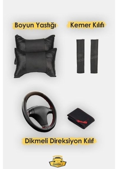 Lada Samara Fitilli Koltuk Kılıfı Boyun Yastığı Kemer Konforu