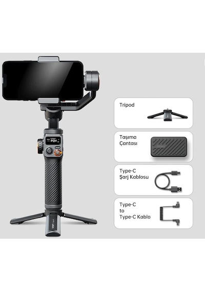 Hohem İsteady M6 Kit Akıllı Telefon Görüntü Sabitleyici Gimbal
