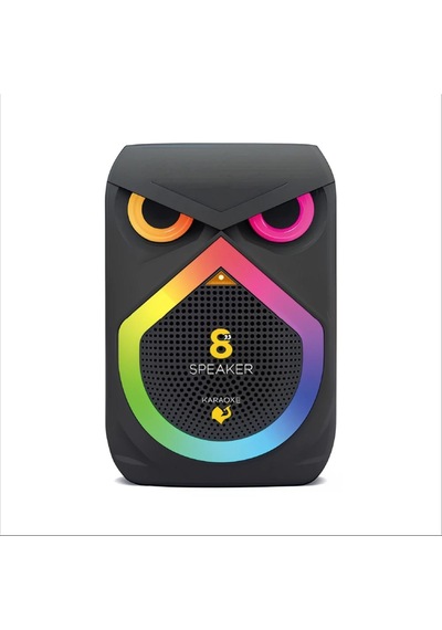 Rgb Led Işıklı 8 İnç 16w Bluetooth Hoparlör Taşınabilir Ses Sistemi Tws Destekli