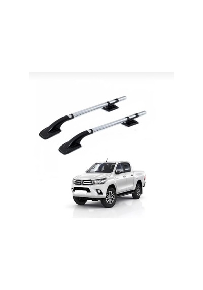 Tüm Pick Up Uyumlu Universal Boru Tip Tavan Çıtası Krom