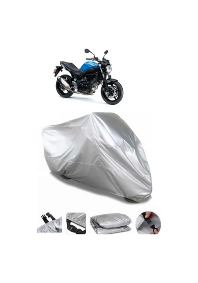 Suzuki Sv650s Gri Su Geçirmez Motosiklet Brandası Premium