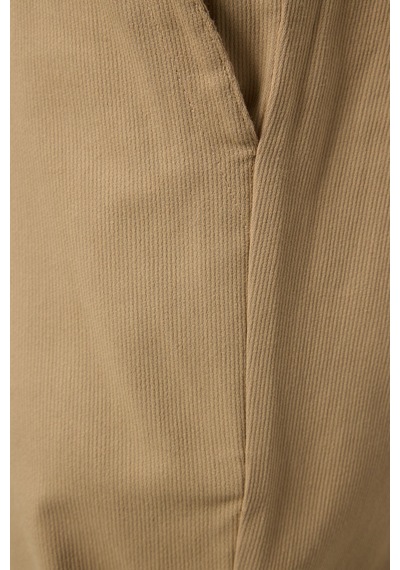 Tommylife Koyu Bej Standart Fit Dokuma Hafif Esnek Chino Erkek Pantolon - 82176 KOYU BEJ Koyu Bej