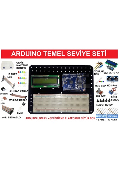 Devredünyası-Arduino Temel Seviye Kodlama Seti - As002
