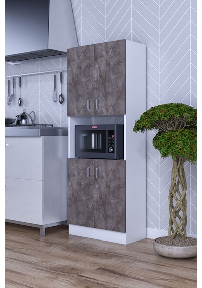 Çok Amaçlı Dolap Kapaklı Bölmeli Mutfak Balkon Banyo