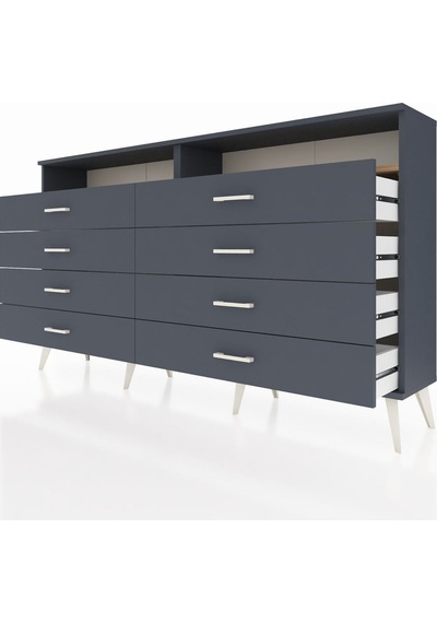 Arges Konsol 2 Raflı 8 Çekmeceli 176x30x99 Antrasit-çam/antrasit Atlas Çam/antrasıt - Antrasıt Arges Konsol 2 Raflı 8 Çekmeceli 176x30x99 Antrasit-çam/antrasit Atlas Çam/antrasıt - Antrasıt