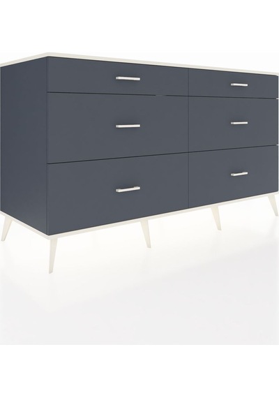 Kronos Konsol 6 Çekmeceli 176x59x99 Antrasit-aytaşı/antrasit Aytası/antrasıt - Antrasıt Kronos Konsol 6 Çekmeceli 176x59x99 Antrasit-aytaşı/antrasit Aytası/antrasıt - Antrasıt