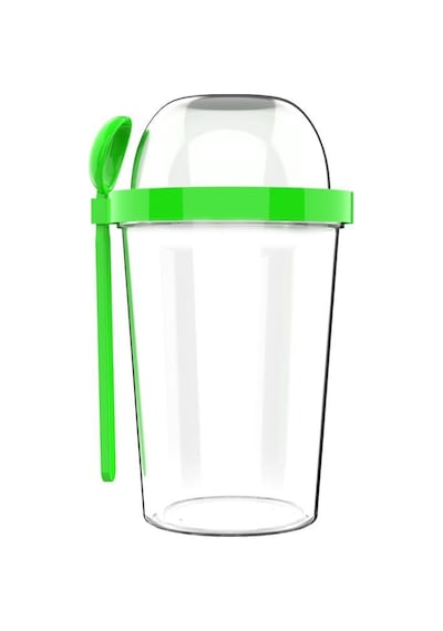 Zweikell Capsule Atıştırmalık Kabı Yeşil 450 ML + 100 ML