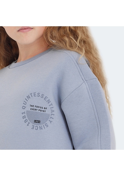 Slazenger LONE Çocuk  Taş Gri Sweatshirt