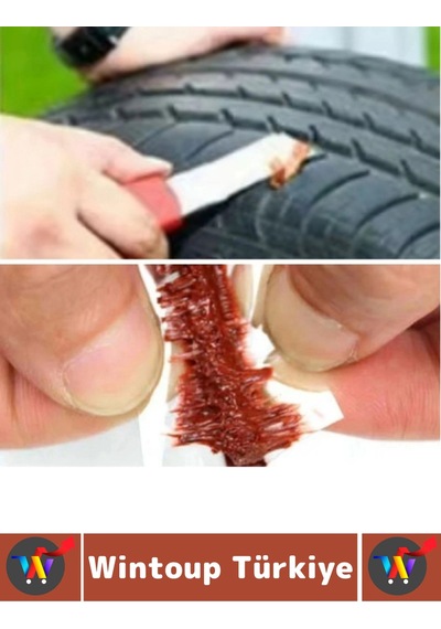 Otomobil Motosiklet Bisiklet Onarım Bakım Esnek Kauçuk Acil Durum Kiti Lastik Tamir Fitili 20 Adet
