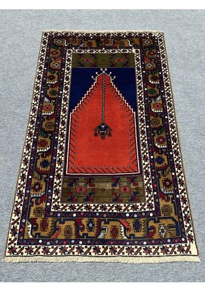 EL DOKUMA TAŞPINAR HALISI 121X203 ÇİFT KİŞİLİK SECCADE NAMAZLIK