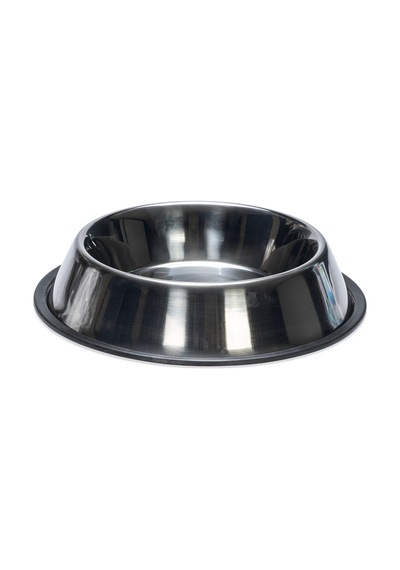 Beeztees Köpek Mama Su Kabı, Paslanmaz Çelik, Kaymaz, 22cm, 1,6l