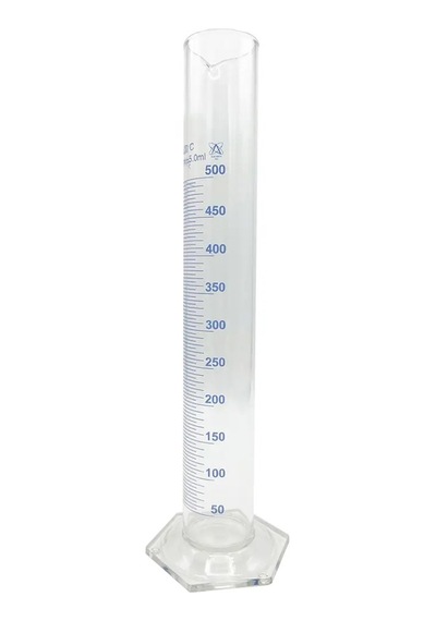 Cam Mezür Dereceli Silindir - Boyut Seçenekleri İle - 500 Ml