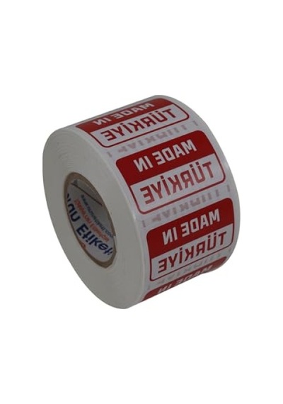 50mm X 30mm Kuşe Etiket - 1000 Adet 124-Pembe