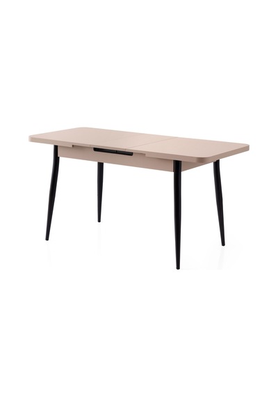 Ay Masa, Rivove Sandalye, Dafne, 120x70 Cappuccino