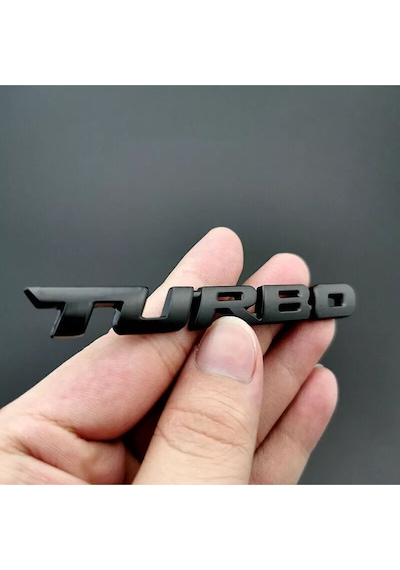 Turbo Piano Black Çamurluk Yazısı 3m 3d Abs Chery Kimo