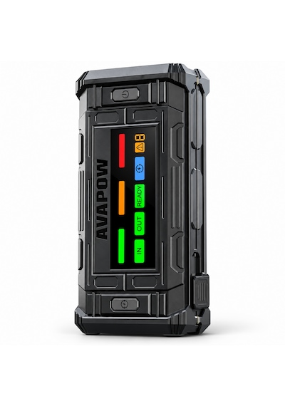 Tj18 Titan Seri 12000mah 2000a Bitmiş Aküyü Çalıştıran Jump Starter Taşınabilir Akü Takviye Cihazı