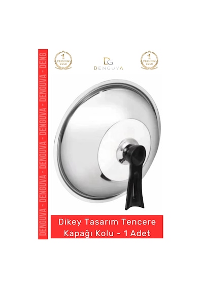 Kapaktutacağı Ergonomik Isıya Dayanıklı Siyah Mutfak Yedek Parça Dikey Tasarım Tencere Kapağı Kolu Çok Renkli