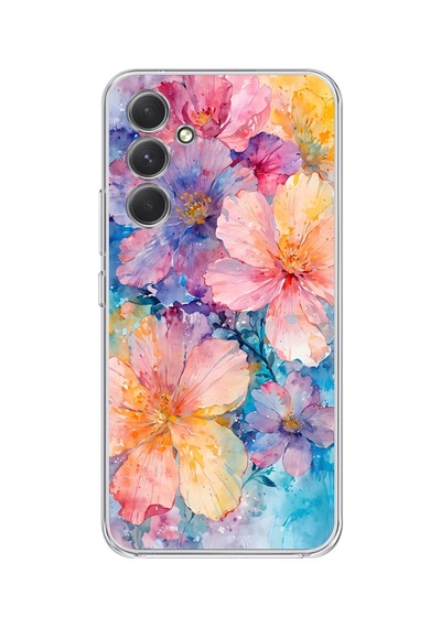 Samsung Galaxy Uyumlu S23 Silikon Desen274 Çok Renkli