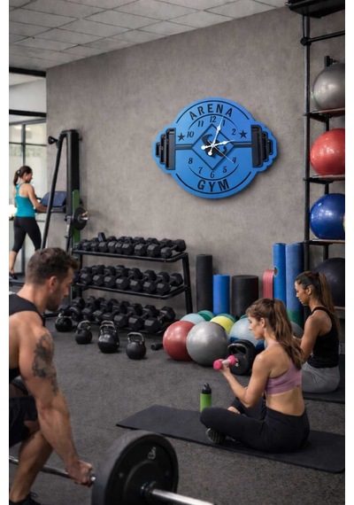 Spor Firmaları İçin Yeni Tasarım Modern Duvar Saati Şık Ve Kalite Bir Arada Çok Renkli