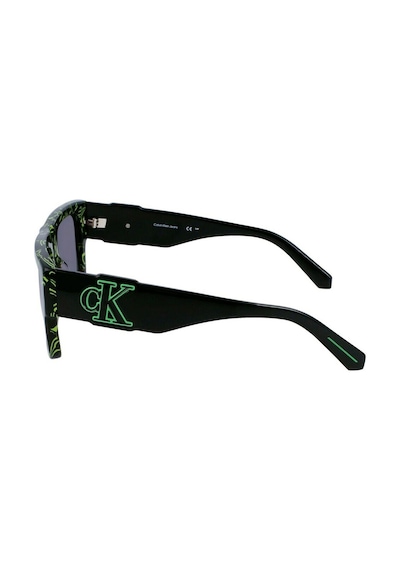 Calvin Klein Jeans Ckj 23654s 079 56 Erkek Dikdörtgen Yeşil Siyah Kemik Güneş Gözlüğü