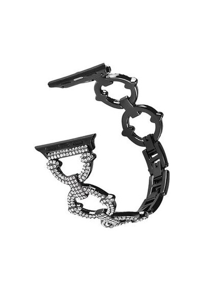 Apple Watch Uyumlu 42mm Krd-57 Metal Kordon - Siyah