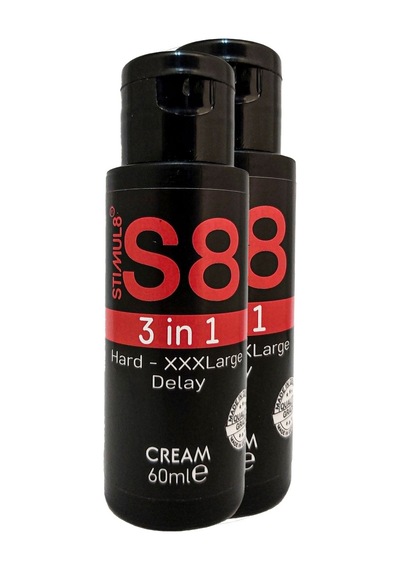 Stımul8 S8 2 Adet 3in1 Krem Erkeğe Özeı 3 Ettki Birden Kremi 60 Ml