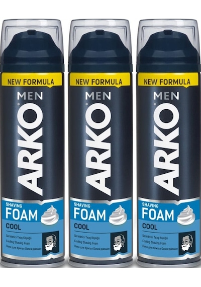 Arko Men Cool Tıraş Köpüğü 3 x 200 ML