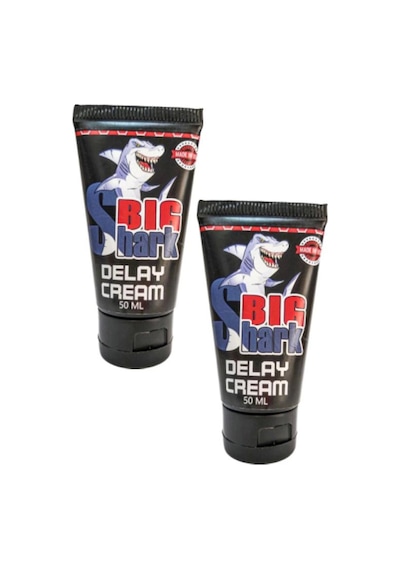 Big Shark Del.ay Erkekler İçin Yeni Formülü Krem 50 Ml X 2 Adet