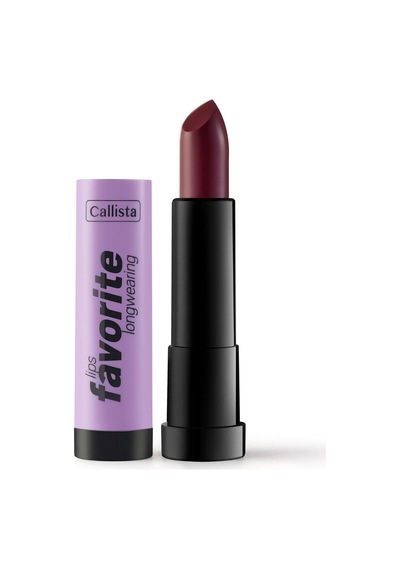 Lips Favorite Longwearing Lipstick Kalıcı Ruj 308 Vampy Like, Bordo Çok Renkli