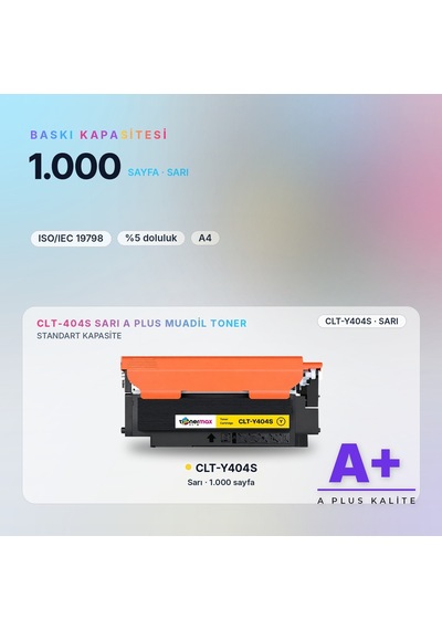 Samsung Clt-y404s Sarı Uyumlu Toner A Plus / Xpress C430 / C480