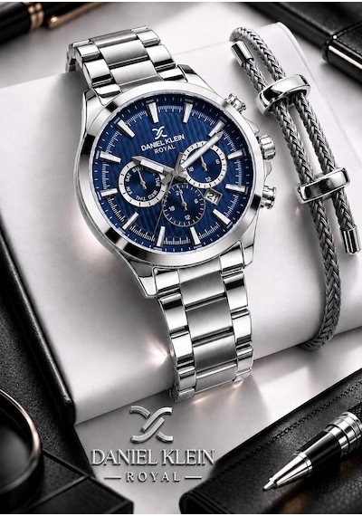 Daniel Klein Premium Çelik Kordon 2 Yıl Garantili 3 Atm Suya Dayanıklı Erkek Kol Saati Edk.r11095.3 Gümüş
