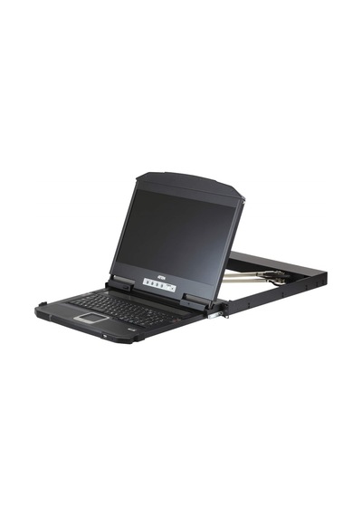 Aten Cl3800Nw Ata Tqg Lcd Kvm Konsol 1U Ultra Short Depth Dual Ra