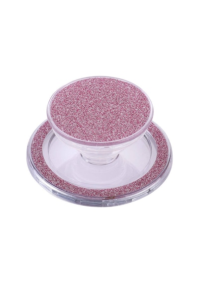 Simli Popsocket Telefon Tutacağı Magsafeli Tutucu P Soket 15 Telefon Standı Pembe