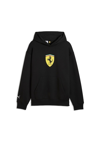 Puma Scuderıa Ferrarı Shıeld Erkek Kapüşonlu Sweatshırt 635315 01 Siyah