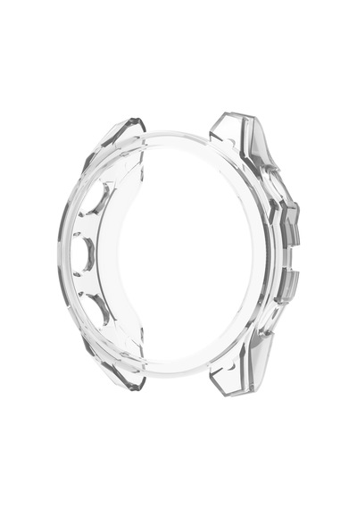Caseonn Garmin Fenix 8 - 47 Mm, Amoled Kılıf Darbeye Dayanıklı Kasa Koruyucu Esnek Silikon Şeffaf