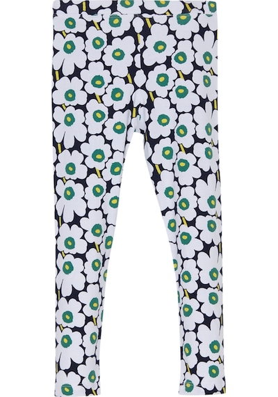 Lovetti Flower Clouds Kız Çocuk Desenli Yazlık Tayt 8189 Çok Renkli