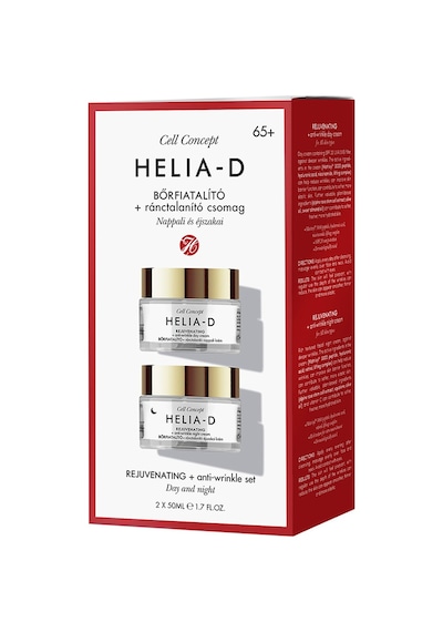 Helia-D Cell Consept +65 Rejuvenating   Gece + Gündüz Kremi 2 x 50 ML