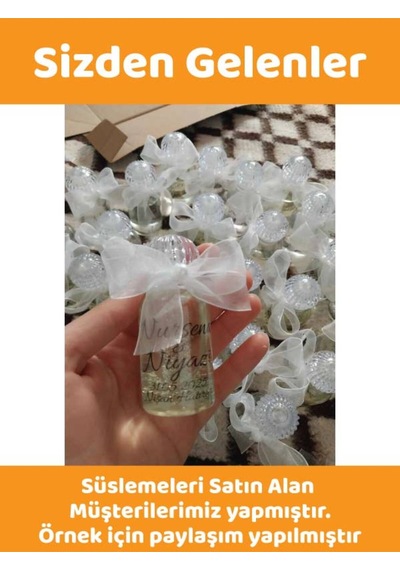 50 Adet 50 Ml Paw20tac Dezenfektan Kolonya Parfüm Hediyelik Nikah Düğün İçin Boş Plastik Şişe