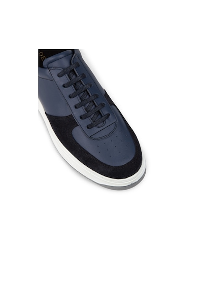 Deery Hakiki Süet Mavi Erkek Sneaker Ayakkabı - 01965Mmvıe02 Mavi