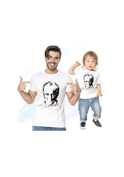 Tshirthane - Atatürk Baba Oğul Kombini Giyim Tişört