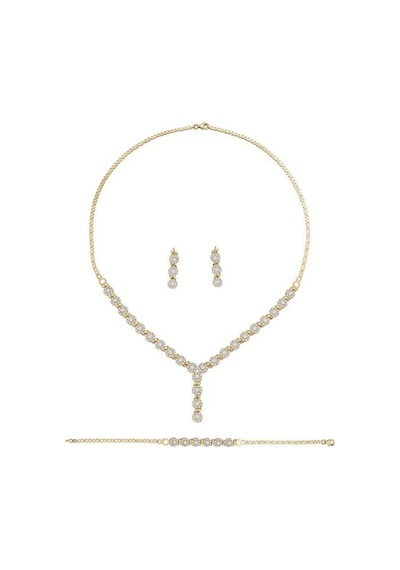 14 Ayar Çiçekli Salkımlı Set Zincirli 22.00 Gram