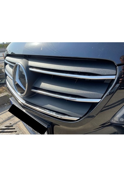 Mercedes Vito W447 Krom Ön Panjur 5 Prç. 2020 ve Üzeri İnce Model