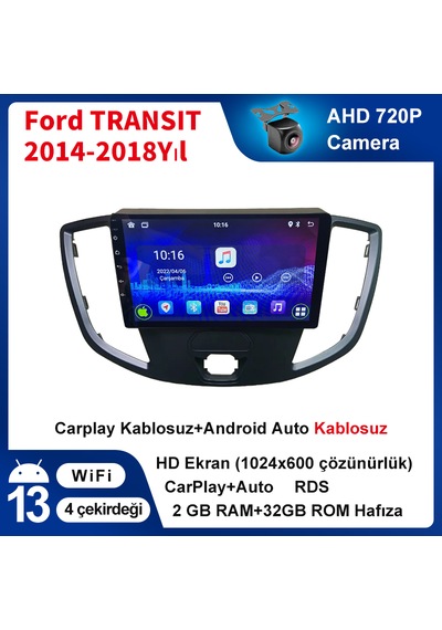 Ford Transıt 2014-2018yıl 2gb Ram 32gb Rom Navigasyon Carplay Mul